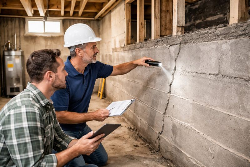 Basement Crack Repair in North Kingstown, RI