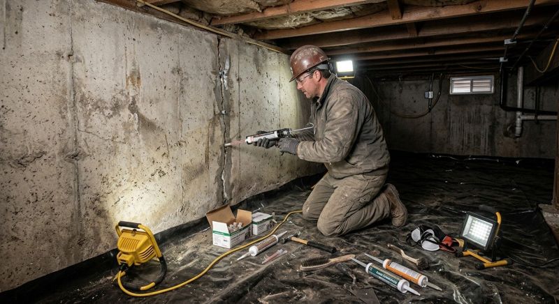 Basement Foundation Repair in North Kingstown, RI
