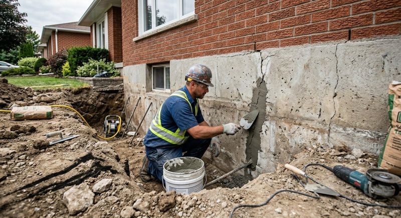 Basement Foundation Repair in North Scituate, RI