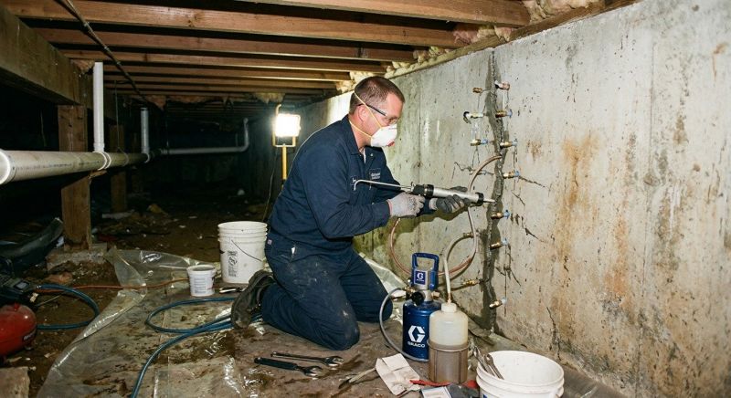 Basement Foundation Repair in Providence County, RI