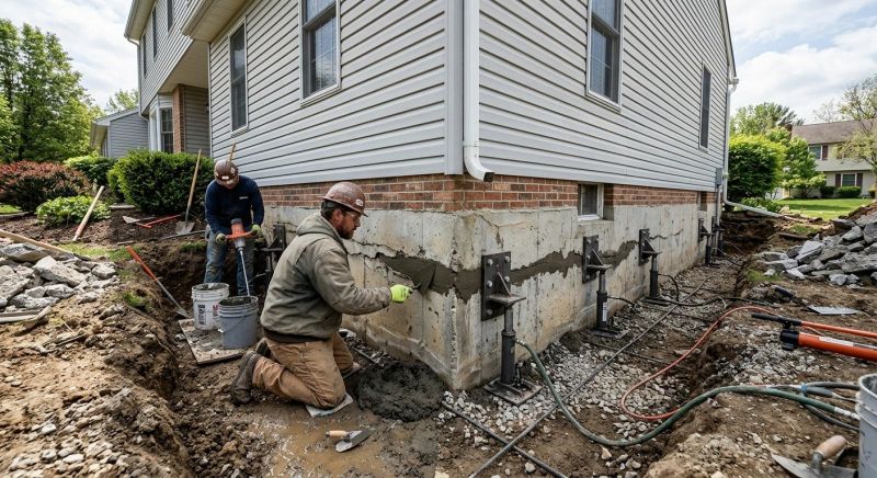 Basement Foundation Repair in Washington County, RI