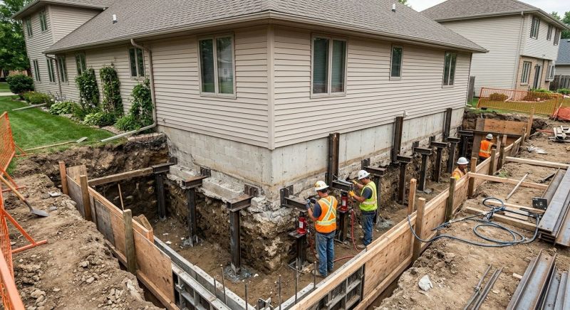 Basement Underpinning in North Kingstown, RI