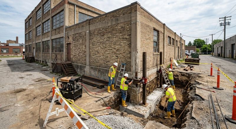 Building Foundation Repair in Hope Valley, RI