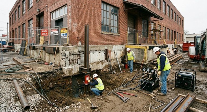 Building Foundation Repair in Tiverton, RI