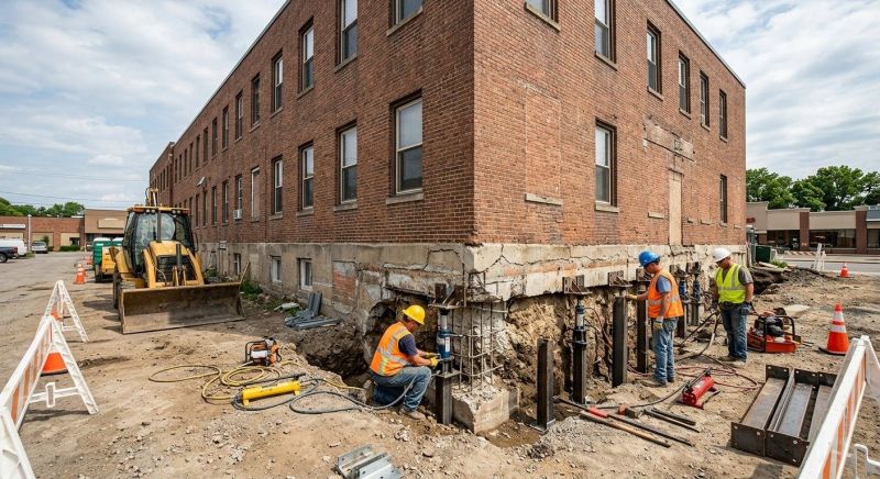 Commercial Foundation Repair in North Kingstown, RI
