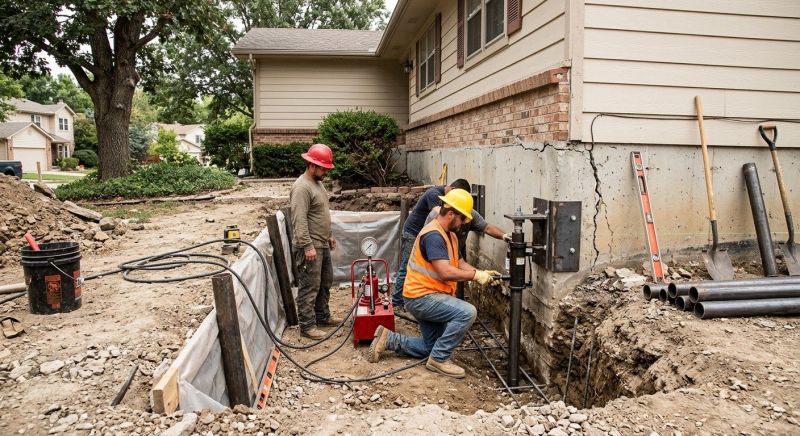 Concrete Foundation Repair in Barrington, RI