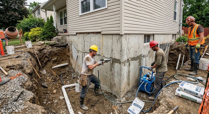 Concrete Foundation Repair in Fall River, MA