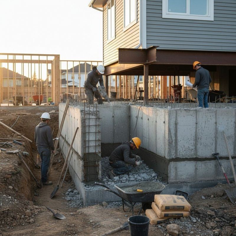 Concrete Foundation Repair in North Stonington, CT