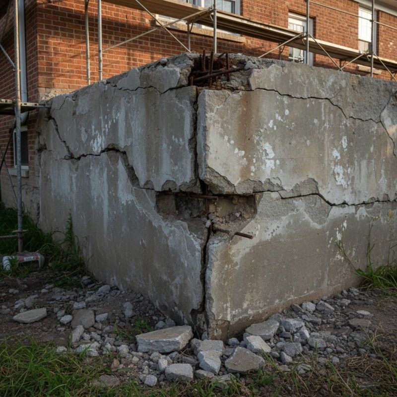 Cracked Foundation Repair in Bradford, RI