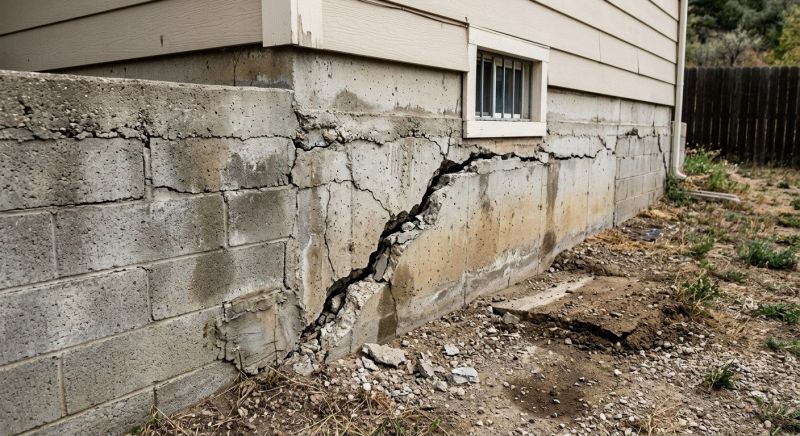 Cracked Foundation Repair in Warwick, RI