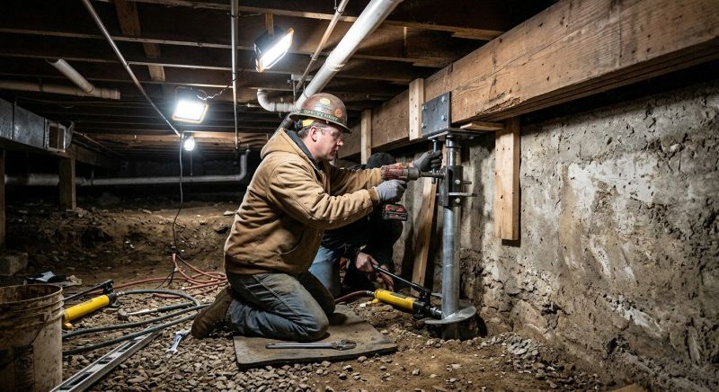 Crawl Space Leveling in North Kingstown, RI