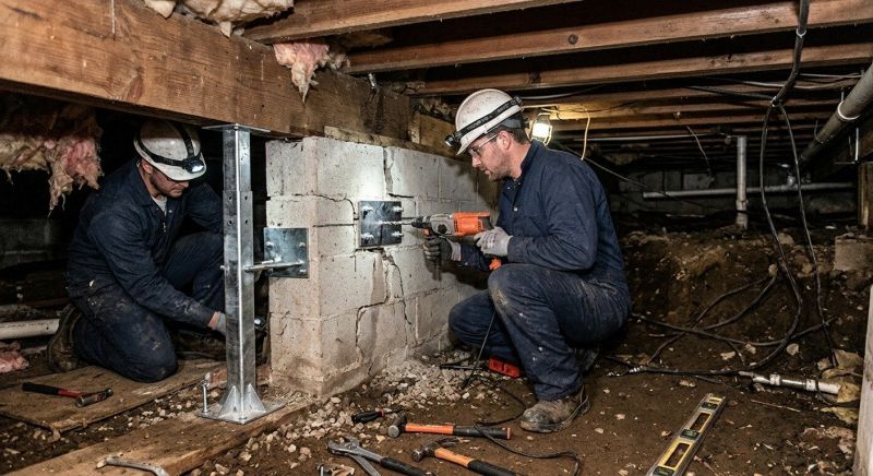 Crawlspace Foundation Repair in Chepachet, RI