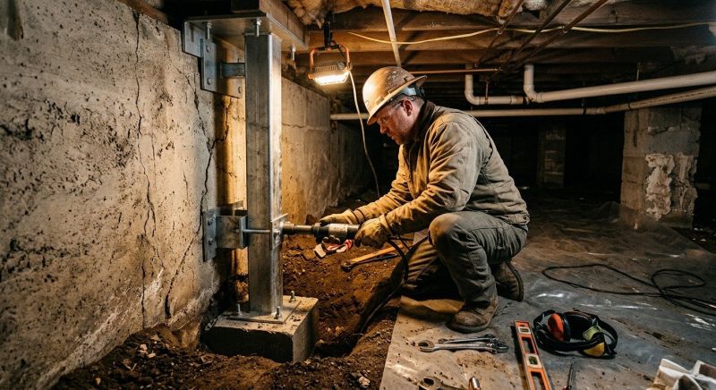 Crawlspace Foundation Repair in North Kingstown, RI