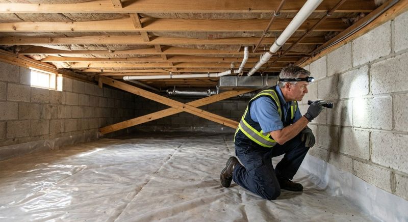 Crawlspace Repair in North Kingstown, RI