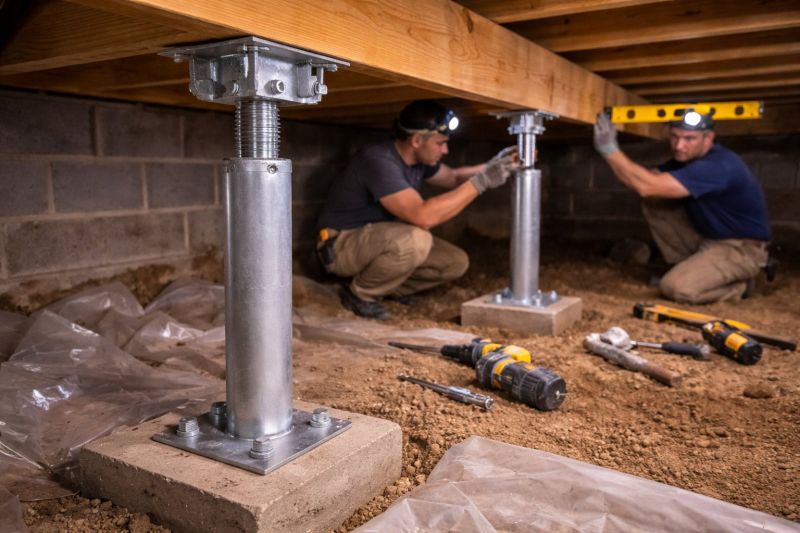 Crawlspace Structural Repair in North Kingstown, RI