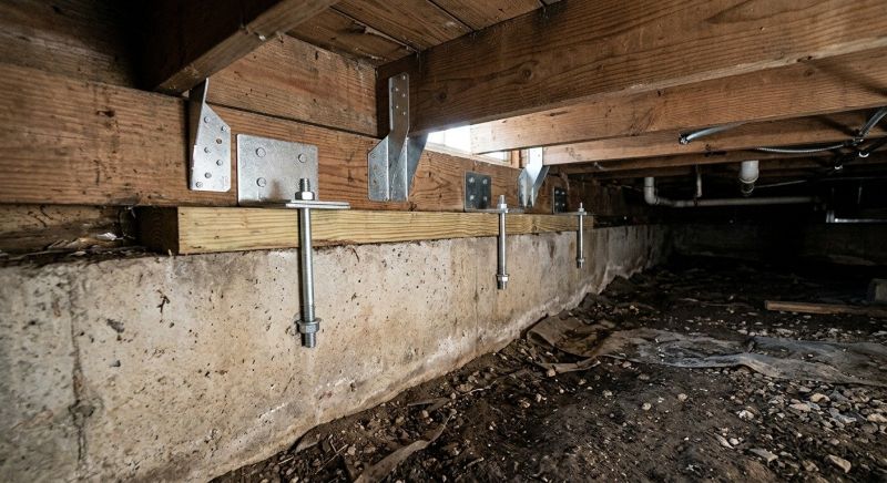 Crawlspace Structural Repair in North Kingstown, RI