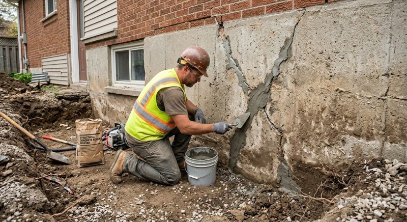 Foundation Crack Repair in Bristol County, RI