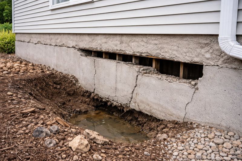 Foundation Damage Repair in Johnston, RI