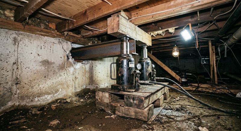 Foundation Jacking in Bristol, RI