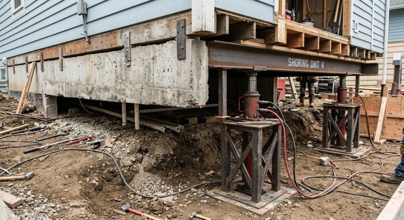 Foundation Jacking in Cranston, RI