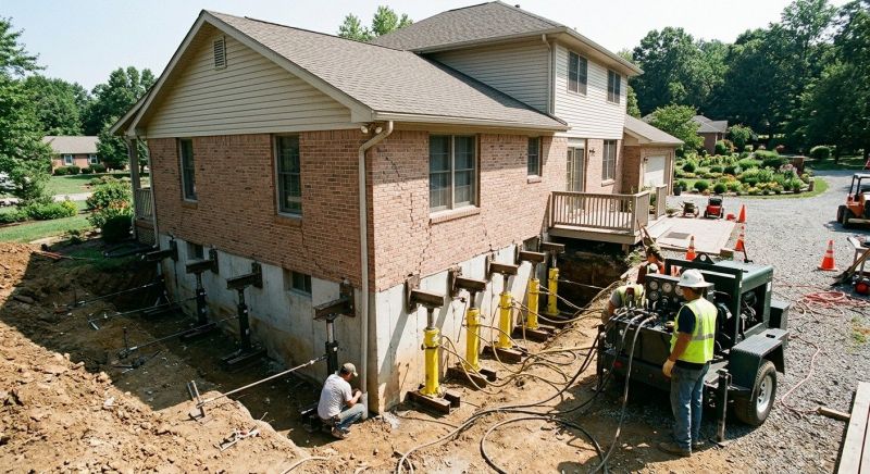 Foundation Jacking in North Kingstown, RI