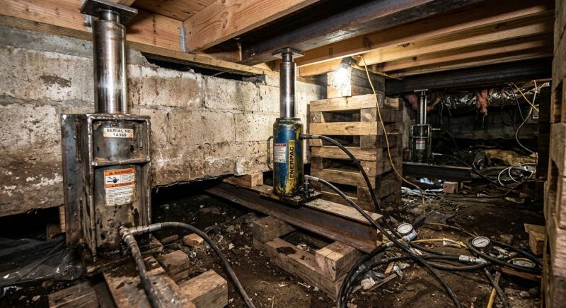 Foundation Jacking in North Kingstown, RI