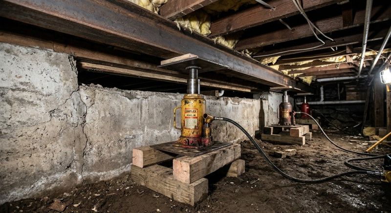 Foundation Jacking in North Kingstown, RI