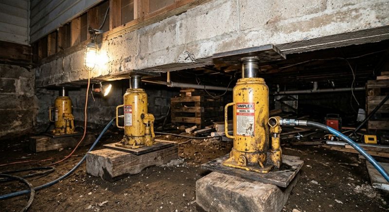 Foundation Jacking in Somerset, MA