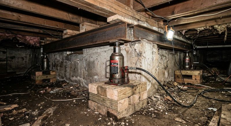 Foundation Jacking in Wakefield, RI