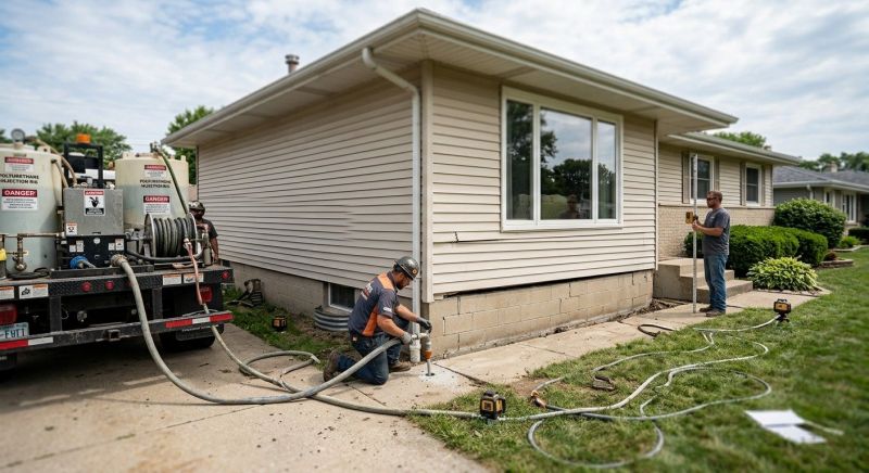 Foundation Lifting in Coventry, RI