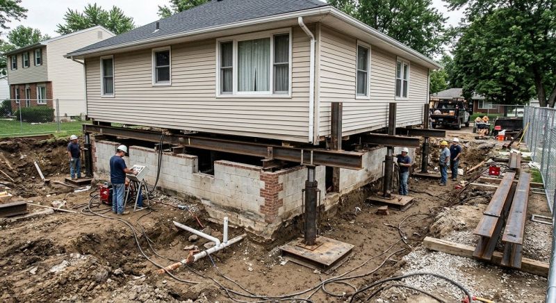Foundation Lifting in Exeter, RI
