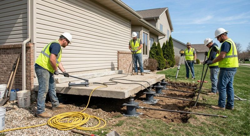 Foundation Lifting in Exeter, RI