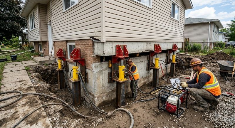 Foundation Lifting in North Kingstown, RI