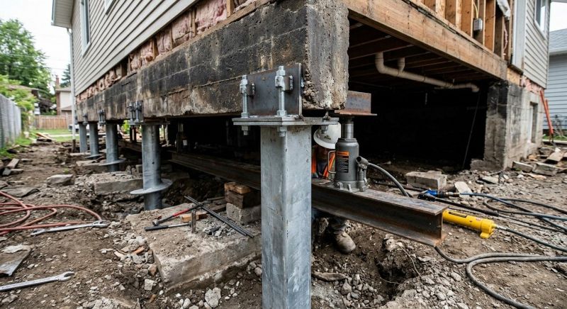 Foundation Raising in Bradford, RI