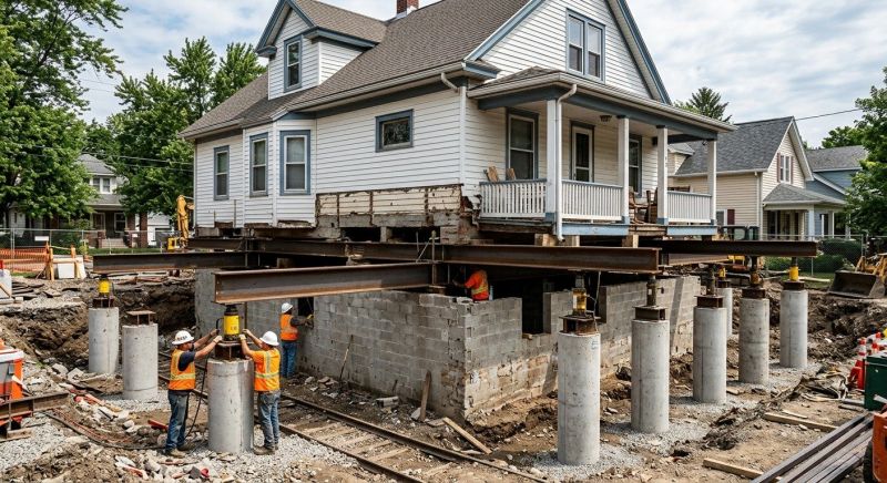 Foundation Raising in Dighton, MA