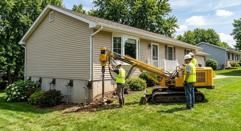 Foundation Raising in West Greenwich, RI