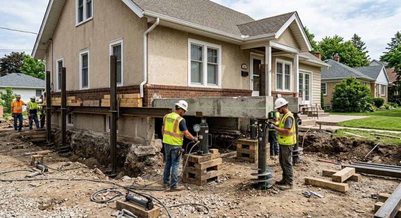 Foundation Releveling in North Kingstown, RI