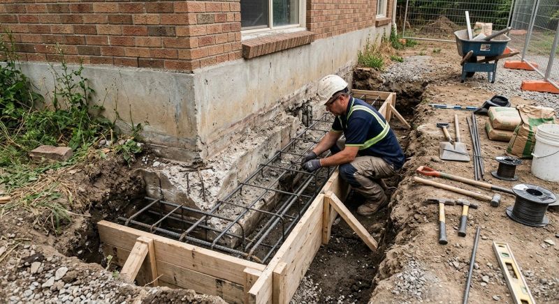 Foundation Repair in Hope Valley, RI