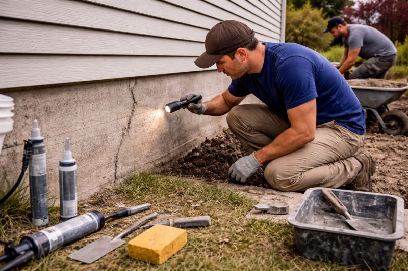 Foundation Repair in Hope Valley, RI