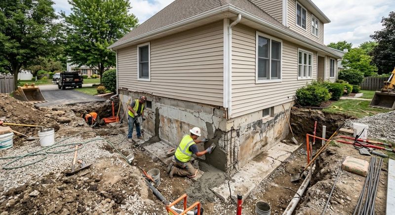 Foundation Restoration in North Kingstown, RI