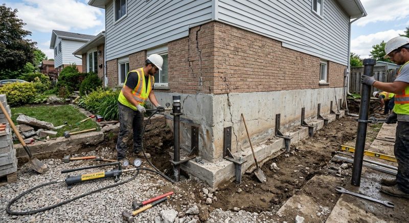 Foundation Stabilizing in Bristol, RI