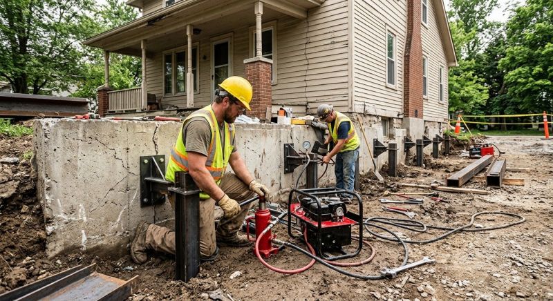 Foundation Stabilizing in North Kingstown, RI