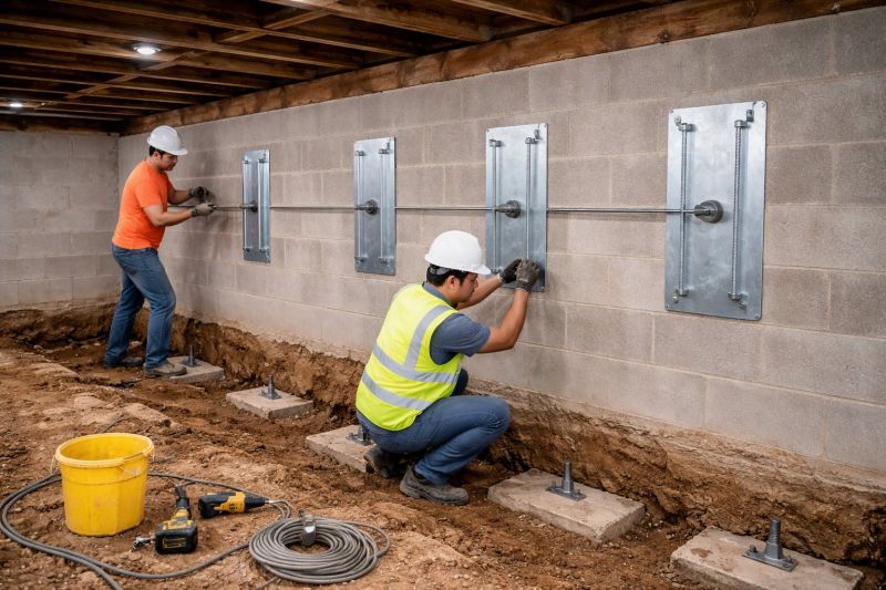 Foundation Stabilizing in Plainfield, CT