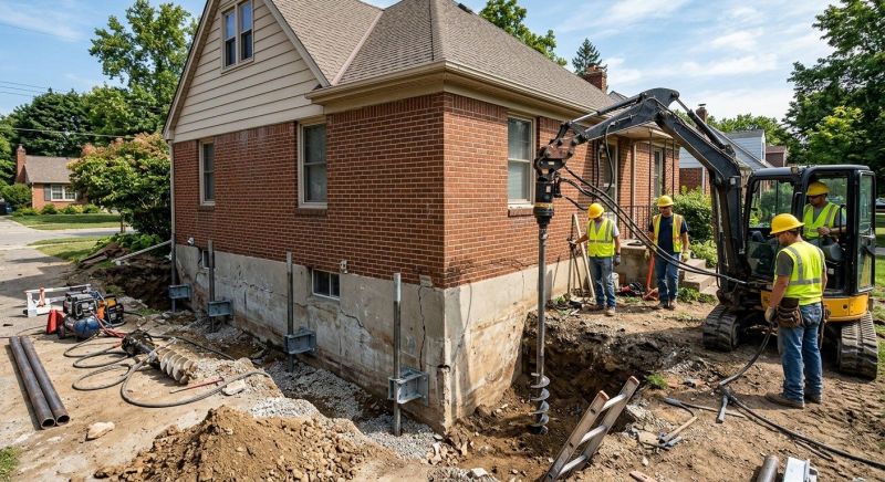 Foundation Stabilizing in Westerly, RI