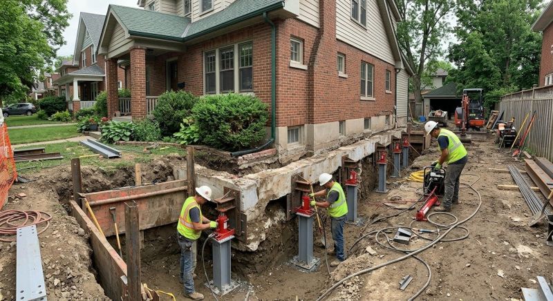 Foundation Underpinning in North Kingstown, RI