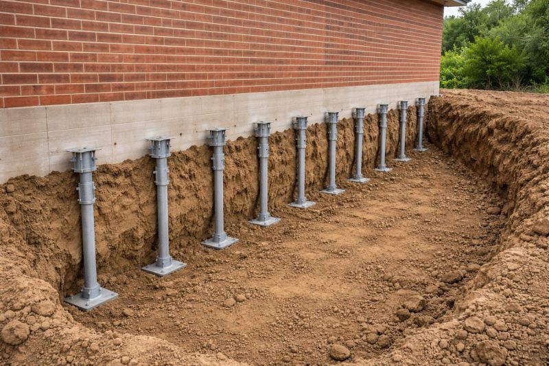Helical Pile Installation in North Kingstown, RI