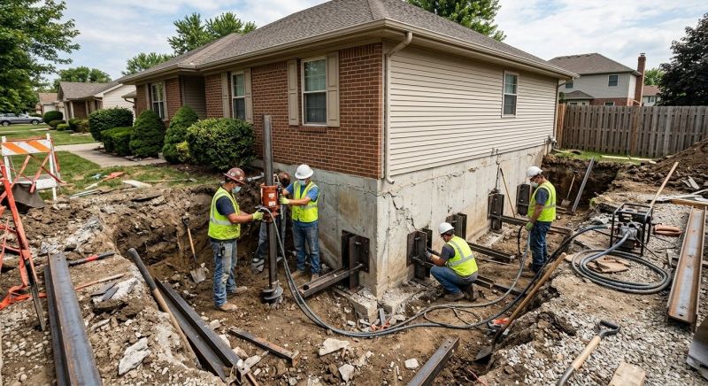 House Foundation Repair in Danielson, CT