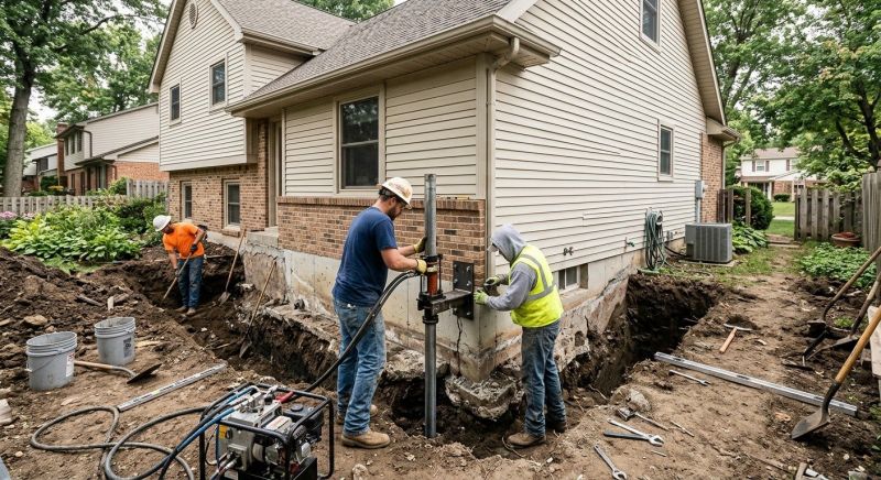 House Foundation Repair in Newport, RI