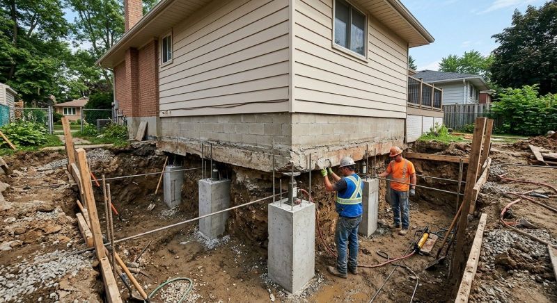 House Underpinning in North Kingstown, RI