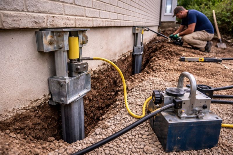 Sinking Foundation Repair in Providence County, RI